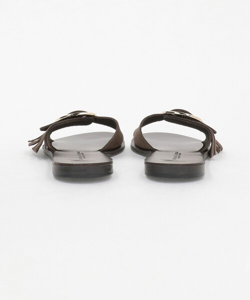 green label relaxing（グリーンレーベルリラクシング）の「＜NICOLAS LAINAS＞フリンジバックル フラット サンダル＜ Select by EMMEL REFINES ＞（その他シューズ・レディース・ダークブラウン・37/38/36）」の5枚目の写真