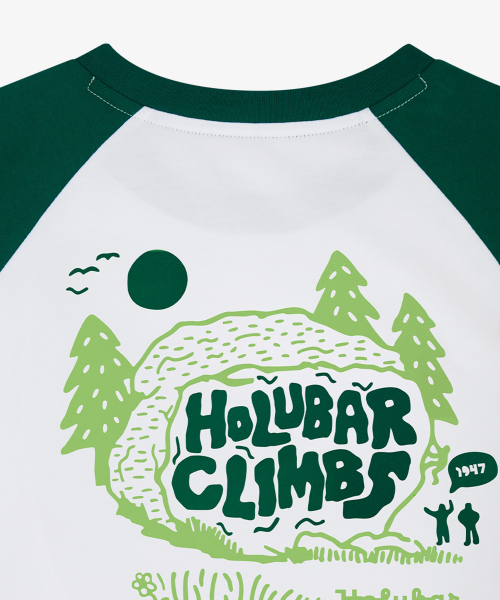 HOLUBAR(ホルバー)の「Raglan Graphic T Shirt Green(Tシャツ/カットソー・メンズ・その他・SMALL/MEDIUM/LARGE/X-LARGE)」の4枚目の写真