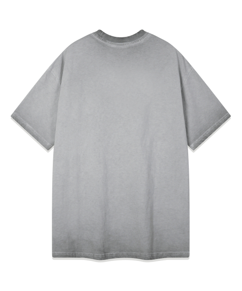 GRAYBLVD(グレイブラバット)の「ボタピグメント半袖Tシャツ (2COLOR)(Tシャツ/カットソー・レディース・チャコール/ライトベージュ・MEDIUM/LARGE/X-LARGE)」の6枚目の写真