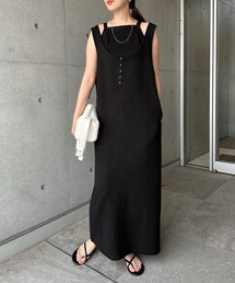 Back Open Pleats Tunic/バックオープンプリーツチュニック【MAISON