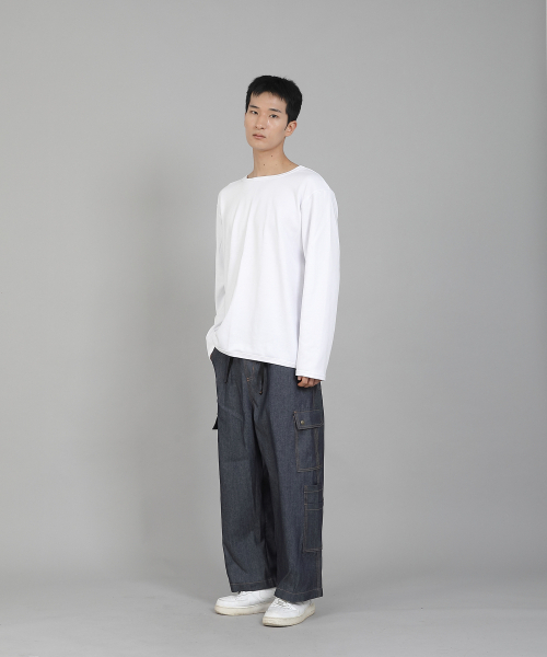 SAINTCREW(セントクルー)の「ダブルカーゴ9部パンツDCP-382デニムライトインディゴ(デニムパンツ・メンズ・その他・LARGE/MEDIUM/XX-LARGE/X-LARGE)」の8枚目の写真