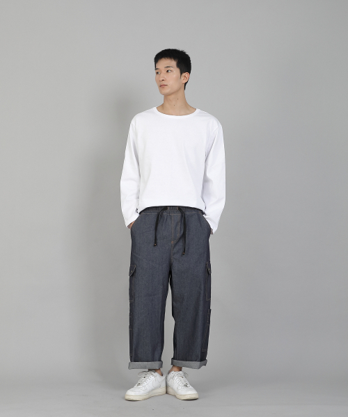 SAINTCREW(セントクルー)の「ダブルカーゴ9部パンツDCP-382デニムライトインディゴ(デニムパンツ・メンズ・その他・LARGE/MEDIUM/XX-LARGE/X-LARGE)」の12枚目の写真