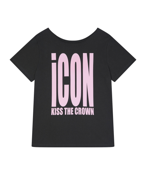 LARTIGENT(ラーティゼン)の「QUEEN ONE-SHOULDER T-SHIRT(CHARCOAL)(Tシャツ/カットソー・レディース・その他・FREE)」の2枚目の写真
