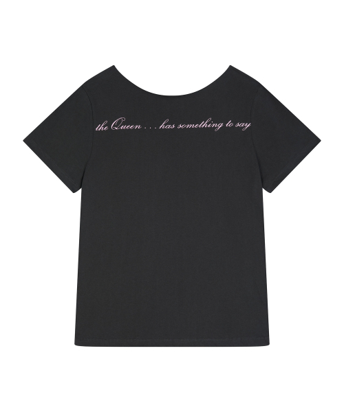LARTIGENT(ラーティゼン)の「QUEEN ONE-SHOULDER T-SHIRT(CHARCOAL)(Tシャツ/カットソー・レディース・その他・FREE)」の3枚目の写真