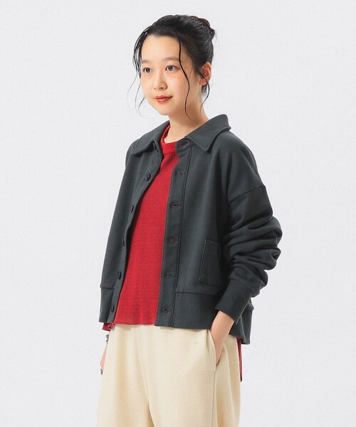 BEAMS BOY(ビームスボーイ)の「カラード スウェットシャツ(スウェット・レディース・ブラック/オフホワイト/ブルー・0/1/2)」の3枚目の写真