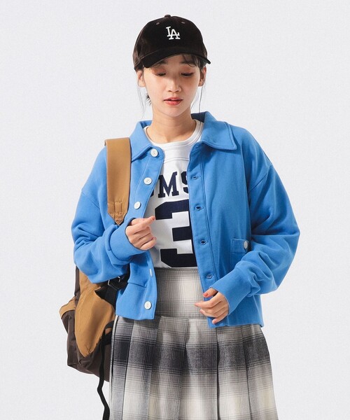 BEAMS BOY(ビームスボーイ)の「カラード スウェットシャツ(スウェット・レディース・ブラック/オフホワイト/ブルー・0/1/2)」の7枚目の写真