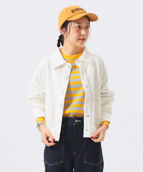 BEAMS BOY(ビームスボーイ)の「カラード スウェットシャツ(スウェット・レディース・ブラック/オフホワイト/ブルー・0/1/2)」の11枚目の写真