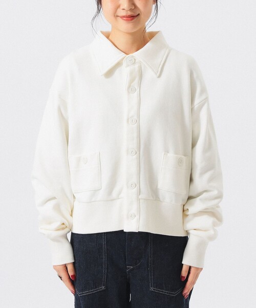 BEAMS BOY(ビームスボーイ)の「カラード スウェットシャツ(スウェット・レディース・ブラック/オフホワイト/ブルー・0/1/2)」の12枚目の写真