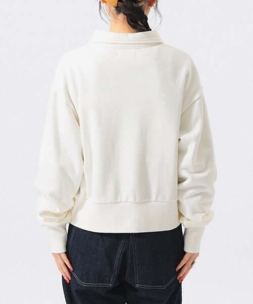BEAMS BOY(ビームスボーイ)の「カラード スウェットシャツ(スウェット・レディース・ブラック/オフホワイト/ブルー・0/1/2)」の14枚目の写真