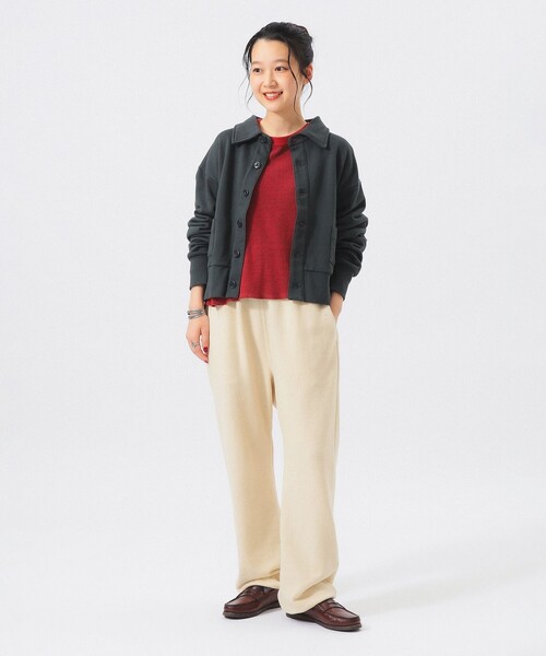 BEAMS BOY(ビームスボーイ)の「カラード スウェットシャツ(スウェット・レディース・ブラック/オフホワイト/ブルー・0/1/2)」の17枚目の写真