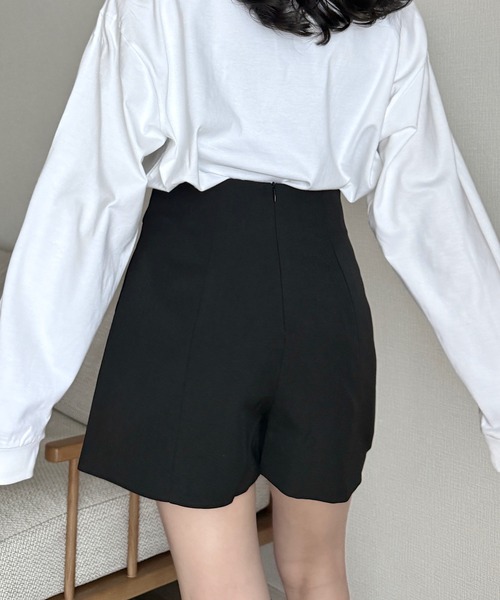 Cham.（チャム）の「シンプルショートパンツ（その他パンツ・レディース・ブラック/ブラウン・S/M/L）」の16枚目の写真