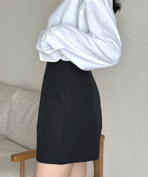 Cham.（チャム）の「シンプルショートパンツ（その他パンツ・レディース・ブラック/ブラウン・S/M/L）」の9枚目の写真