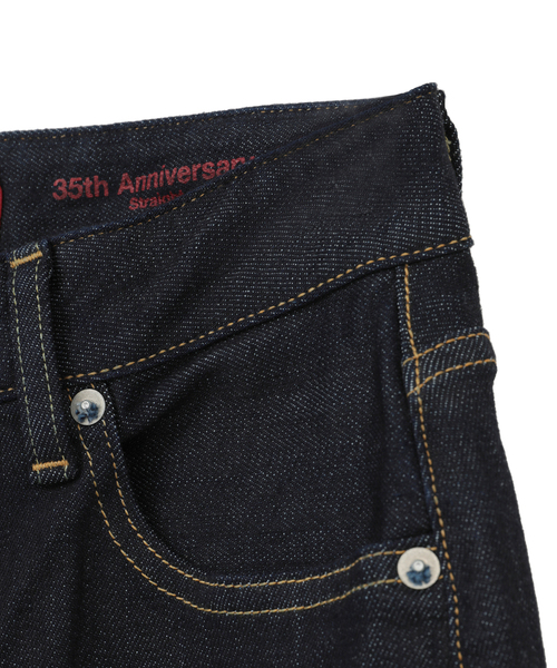 martinique(マルティニーク)の「【RED CARD TOKYO/レッドカードトーキョー】35th Anniv.Straight(デニムパンツ・レディース・インディゴブルー・21/23/22)」の6枚目の写真