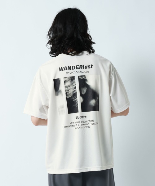 RAGEBLUE（レイジブルー）の「【LUXURY+EASY】DRAPE CREW NECK PHOTO PRINT T-SHIRT/ラグイージーフォトプリントTシャツ（Tシャツ/カットソー・メンズ・グレー/ライトブルー/ホワイト/ブラック・SMALL/MEDIUM/LARGE）」の13枚目の写真