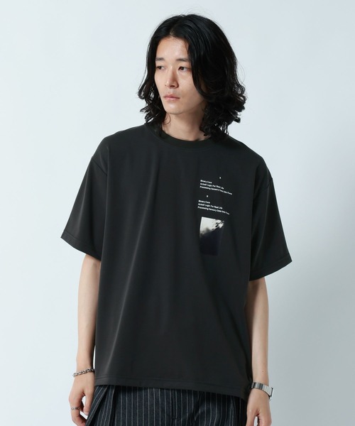 RAGEBLUE（レイジブルー）の「【LUXURY+EASY】DRAPE CREW NECK PHOTO PRINT T-SHIRT/ラグイージーフォトプリントTシャツ（Tシャツ/カットソー・メンズ・グレー/ライトブルー/ホワイト/ブラック・SMALL/MEDIUM/LARGE）」の20枚目の写真