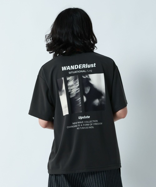 RAGEBLUE（レイジブルー）の「【LUXURY+EASY】DRAPE CREW NECK PHOTO PRINT T-SHIRT/ラグイージーフォトプリントTシャツ（Tシャツ/カットソー・メンズ・グレー/ライトブルー/ホワイト/ブラック・SMALL/MEDIUM/LARGE）」の22枚目の写真