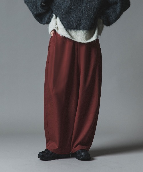 W:Huku(フーク)の「【新色】【W:Huku / ストレッチソフトツイル】コクーン スラックス / Stretch Soft Twill Cocoon Slacks(スラックス・レディース・レッド系その他/グレー/ベージュ/ブラウン/ブラック・FREE)」の5枚目の写真