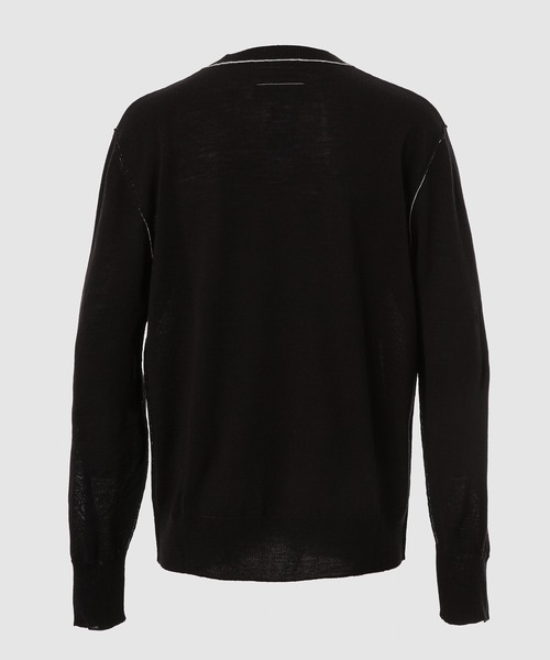 MM6 Maison Margiela（ｴﾑｴﾑｼｯｸｽ ﾒｿﾞﾝ ﾏﾙｼﾞｪﾗ）の「Crewneck（ニット/セーター・メンズ・ブラック・XL/L/M）」の2枚目の写真