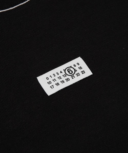 MM6 Maison Margiela（ｴﾑｴﾑｼｯｸｽ ﾒｿﾞﾝ ﾏﾙｼﾞｪﾗ）の「Crewneck（ニット/セーター・メンズ・ブラック・XL/L/M）」の4枚目の写真