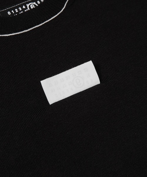 MM6 Maison Margiela（ｴﾑｴﾑｼｯｸｽ ﾒｿﾞﾝ ﾏﾙｼﾞｪﾗ）の「Crewneck（ニット/セーター・メンズ・ブラック・XL/L/M）」の5枚目の写真