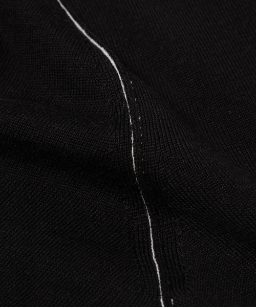 MM6 Maison Margiela（ｴﾑｴﾑｼｯｸｽ ﾒｿﾞﾝ ﾏﾙｼﾞｪﾗ）の「Crewneck（ニット/セーター・メンズ・ブラック・XL/L/M）」の8枚目の写真