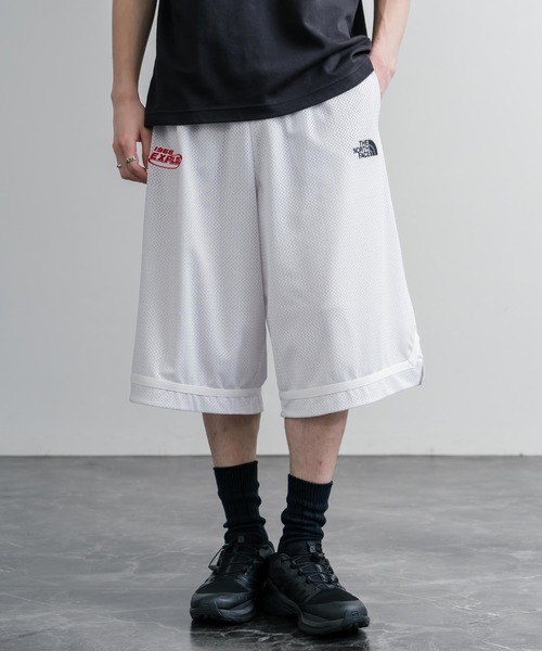 THE NORTH FACE（ザノースフェイス）の「日本未展開モデル THE NORTH FACE ザ・ノースフェイス AERONET SHORTS メッシュハーフワイドパンツ/ショートパンツ（その他パンツ・メンズ・ネイビー/ブラック/ホワイト・M/L/XL）」の2枚目の写真