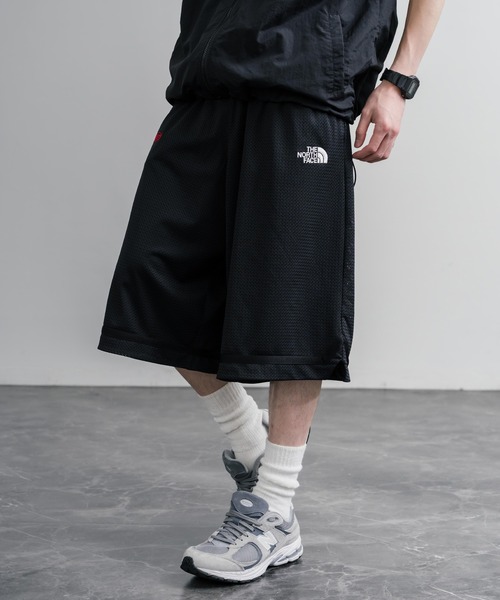 THE NORTH FACE（ザノースフェイス）の「日本未展開モデル THE NORTH FACE ザ・ノースフェイス AERONET SHORTS メッシュハーフワイドパンツ/ショートパンツ（その他パンツ・メンズ・ネイビー/ブラック/ホワイト・M/L/XL）」の6枚目の写真