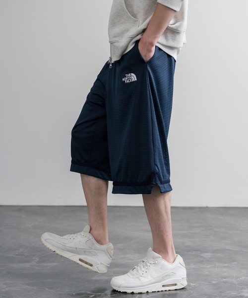 THE NORTH FACE（ザノースフェイス）の「日本未展開モデル THE NORTH FACE ザ・ノースフェイス AERONET SHORTS メッシュハーフワイドパンツ/ショートパンツ（その他パンツ・メンズ・ネイビー/ブラック/ホワイト・M/L/XL）」の11枚目の写真