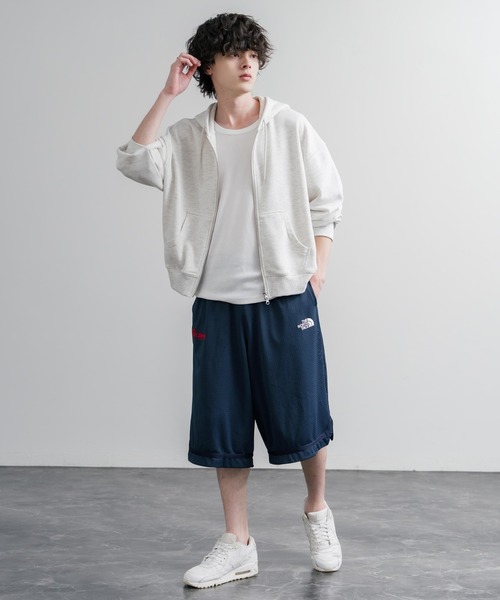 THE NORTH FACE（ザノースフェイス）の「日本未展開モデル THE NORTH FACE ザ・ノースフェイス AERONET SHORTS メッシュハーフワイドパンツ/ショートパンツ（その他パンツ・メンズ・ネイビー/ブラック/ホワイト・M/L/XL）」の12枚目の写真