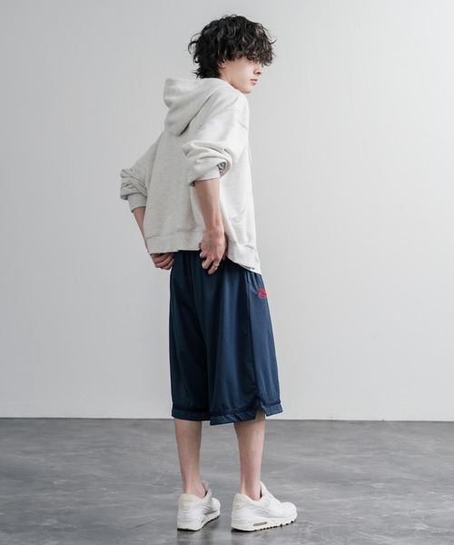 THE NORTH FACE（ザノースフェイス）の「日本未展開モデル THE NORTH FACE ザ・ノースフェイス AERONET SHORTS メッシュハーフワイドパンツ/ショートパンツ（その他パンツ・メンズ・ネイビー/ブラック/ホワイト・M/L/XL）」の14枚目の写真
