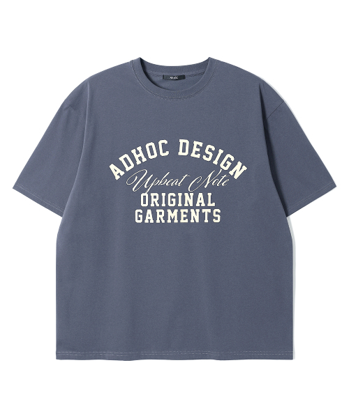 ADHOC(アドホック)の「男女共用レタリングアーチアートワークTシャツ (4 COLOR) (HC6STA4)(Tシャツ/カットソー・メンズ・ライトベージュ/オフホワイト/チャコールグレー/ブラック・90/95/100/105)」の12枚目の写真