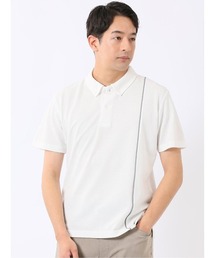 m.f.editorial（エムエフエディトリアル）の「ポロシャツ メンズ 半袖 綿混 鹿の子 パイピング ボタンダウン（ポロシャツ）」