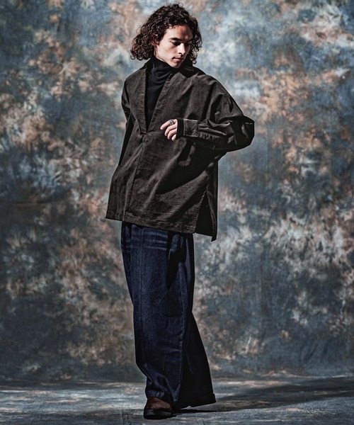 Jih Nunc(ジーヌンク)の「ms6592-コーデュロイディープスキッパーシャツ(JIH-R1233)(シャツ/ブラウス・メンズ・ブラウン/ブラック/チャコール・L/M/S)」の16枚目の写真