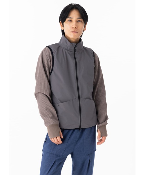 narifuri(ナリフリ)の「光電子アクティブインサレーションリバーシブルZIPベスト(ベスト・メンズ・カーキ/チャコール/ブラック・SMALL/MEDIUM/LARGE/X-LARGE)」の3枚目の写真