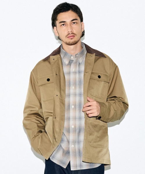 coca(coca)(コカ)の「撥水ワークジャケット(その他アウター・メンズ・カーキ/ベージュ/ブラック・L/M/XL)」の1枚目の写真