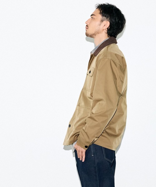 coca(coca)(コカ)の「撥水ワークジャケット(その他アウター・メンズ・カーキ/ベージュ/ブラック・L/M/XL)」の7枚目の写真