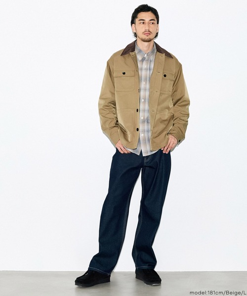 coca(coca)(コカ)の「撥水ワークジャケット(その他アウター・メンズ・カーキ/ベージュ/ブラック・L/M/XL)」の10枚目の写真