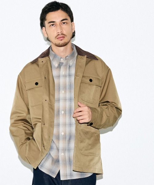 coca(coca)(コカ)の「撥水ワークジャケット(その他アウター・メンズ・カーキ/ベージュ/ブラック・L/M/XL)」の11枚目の写真