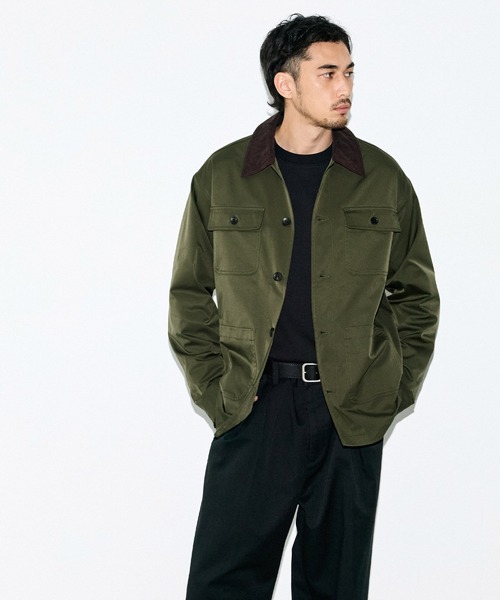 coca(coca)(コカ)の「撥水ワークジャケット(その他アウター・メンズ・カーキ/ベージュ/ブラック・L/M/XL)」の12枚目の写真