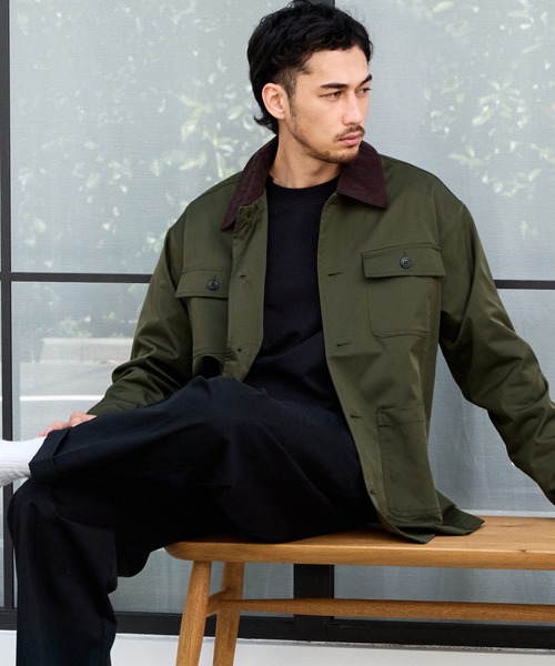 coca(coca)(コカ)の「撥水ワークジャケット(その他アウター・メンズ・カーキ/ベージュ/ブラック・L/M/XL)」の16枚目の写真