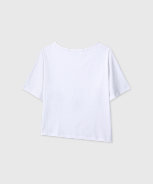 MIUKI（ミユキ）の「[nyzziz x MIUKI] Internet One Shourder (White)（Tシャツ/カットソー・レディース・その他・OS）」の2枚目の写真