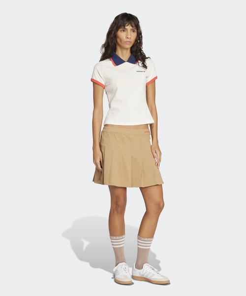 adidas(アディダス)の「プリーツスカート / アディダスオリジナルス adidas Originals(スカート・レディース・ベージュ・XX-LARGE/LARGE/MEDIUM/SMALL/X-LARGE/X-SMALL)」の5枚目の写真