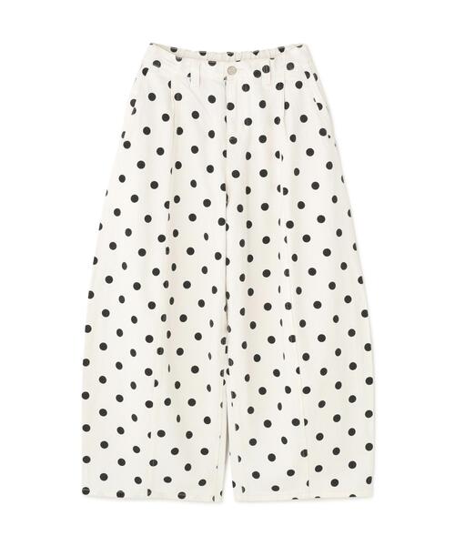 SIS(エスアイエス)の「SIS/エスアイエス/Dot Pants(その他パンツ・レディース・ホワイト・L/M)」の1枚目の写真