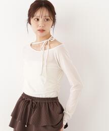 PROPORTION BODY DRESSING | <a>リボンシアーベロアカットソー / 1216260900(Tシャツ/カットソー)