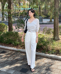 RELAXED WIDE PANTS_WHITE