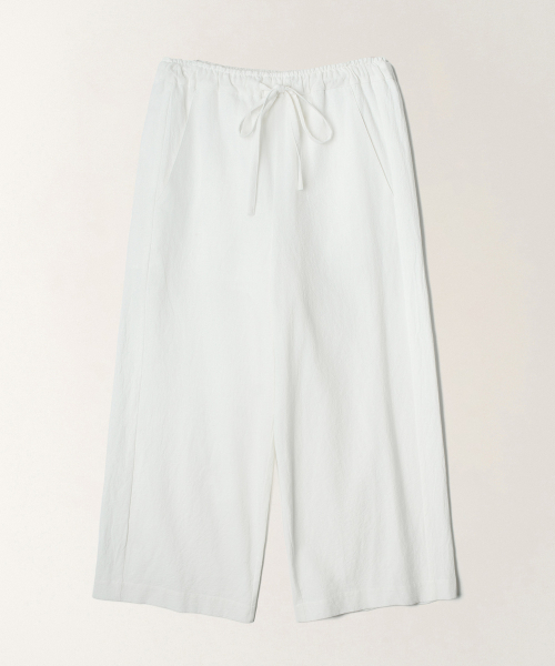TTUDEMENT（トュードメント）の「RELAXED WIDE PANTS_WHITE（その他パンツ・レディース・その他・SMALL/MEDIUM）」の3枚目の写真