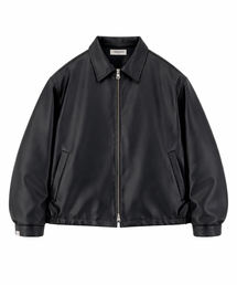 LENGAGEMENT（ランガージュマン）の「フォレザー ショートブルゾン [FAKE LEATHER]（ライダースジャケット）」