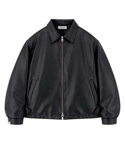 LENGAGEMENT（ランガージュマン）の「フォレザー ショートブルゾン [FAKE LEATHER]（ライダースジャケット・レディース・その他・100）」の5枚目の写真