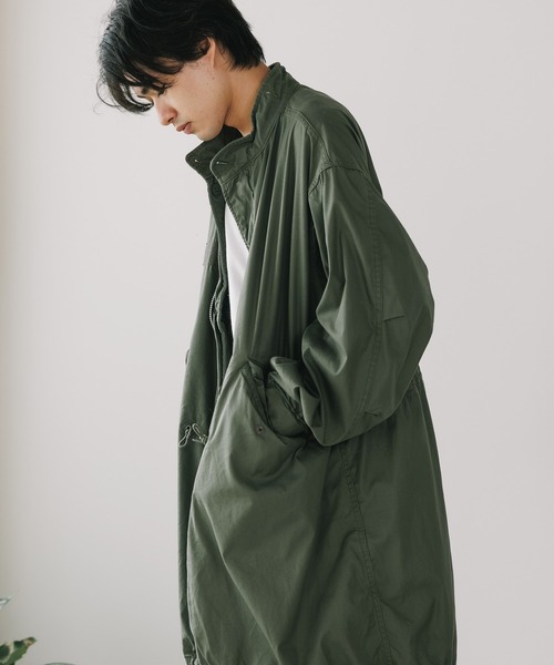 orSlow(オアスロウ)の「orSlow/オアスロウ M-65 FISH TALL COAT ARMY GREEN ミリタリー モッズコート フィッシュテールパーカー ロングコート(ミリタリージャケット・メンズ・アーミー・2/4/3)」の1枚目の写真