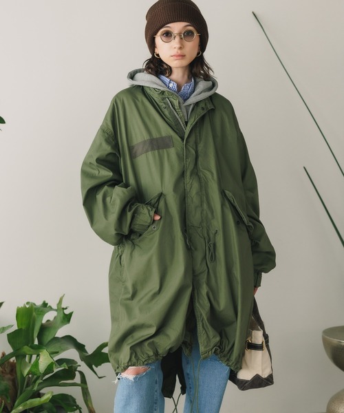 orSlow(オアスロウ)の「orSlow/オアスロウ M-65 FISH TALL COAT ARMY GREEN ミリタリー モッズコート フィッシュテールパーカー ロングコート(ミリタリージャケット・メンズ・アーミー・2/4/3)」の16枚目の写真